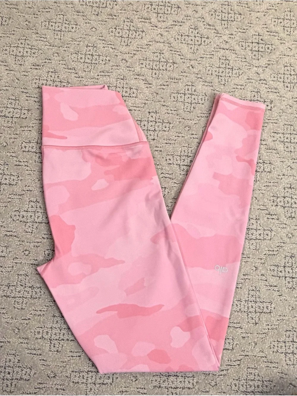 ALO Yoga Pink Camo High-Rise Leggings